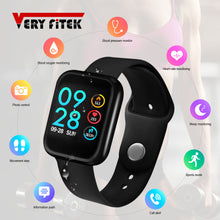 Load image into Gallery viewer, VERYFiTEK P70 Smart Watch Blood Pressure Heart Rate Monitor IP68 Fitness Bracelet Watch Women Men Smartwatch for IOS Android