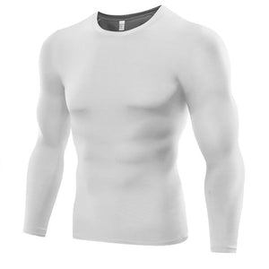 Sport Top Men New Shirt Long Sleeve Quick Dry Men's Running T-shirts Gym Clothing Fitness Top Mens Soccer Jersey Hot