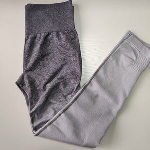 Nepoagym Women Ombre Seamless Leggings In TEAL High Waisted Yoga Pants Woman Sport Leggings Training Tights Gym Fitness Leggings