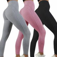 Load image into Gallery viewer, High Elastic Yoga Pants Women Sport Leggings Tights Slim Running Sportswear Solid Ladies Quick Drying Training Fitness Trousers
