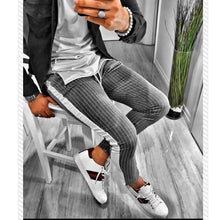 Load image into Gallery viewer, Hot sale Workout Jogging Pants Men Striped Sport Sweatpants short  casual long pants Men Fitness Joggers Bodybuilding Trousers