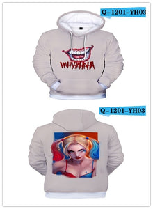 2019 haha joker 3D Print Sweatshirt Hoodies Men and women Hip Hop Funny Autumn Streetwear Hoodies Sweatshirt For Couples Clothes