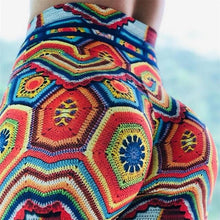 Load image into Gallery viewer, 2019 New Top Quality Female Sporting Irenweave Leggings Weaving Printed Tie Women Pants Fitness Workout Scrunch Booty Leggings