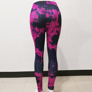 2019 New Top Quality Female Sporting Irenweave Leggings Weaving Printed Tie Women Pants Fitness Workout Scrunch Booty Leggings