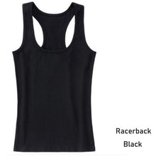 Load image into Gallery viewer, Summer Style Soft Cotton Women Tank Top Fitness Sexy Sleeveless Sport T Shirt Elegant Lady Bottoming Tees Streetwear White Tanks