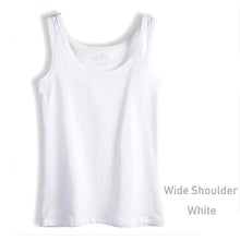 Load image into Gallery viewer, Summer Style Soft Cotton Women Tank Top Fitness Sexy Sleeveless Sport T Shirt Elegant Lady Bottoming Tees Streetwear White Tanks