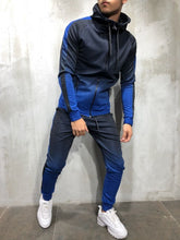 Load image into Gallery viewer, ZOGAA 2019 Brand New Men Tracksuit 2 Piece Set 3D Gradient Color Casual Hoodies Sweatshirt and Pants Sportswear Joggers Men Sets