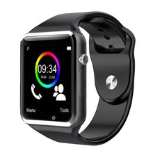 Load image into Gallery viewer, Smart Watch A1 for children men women android Bluetooth Smartwatch With camera Support call music Photography SIM TF card &amp; DZ0