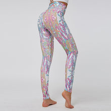 Load image into Gallery viewer, Female Plant Digital Print Fitness Yoga Leggings High Waist Hip Push Up Running Sports Yoga Leggings Sexy Outdoor Sport Leggings