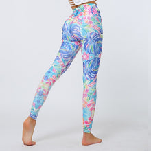 Load image into Gallery viewer, Female Plant Digital Print Fitness Yoga Leggings High Waist Hip Push Up Running Sports Yoga Leggings Sexy Outdoor Sport Leggings