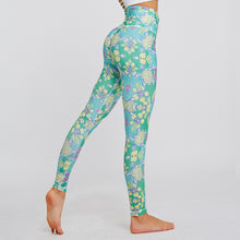 Load image into Gallery viewer, Female Plant Digital Print Fitness Yoga Leggings High Waist Hip Push Up Running Sports Yoga Leggings Sexy Outdoor Sport Leggings