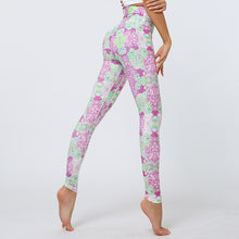 Load image into Gallery viewer, Female Plant Digital Print Fitness Yoga Leggings High Waist Hip Push Up Running Sports Yoga Leggings Sexy Outdoor Sport Leggings