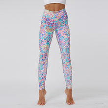 Load image into Gallery viewer, Female Plant Digital Print Fitness Yoga Leggings High Waist Hip Push Up Running Sports Yoga Leggings Sexy Outdoor Sport Leggings