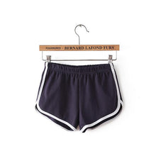 Load image into Gallery viewer, Women Shorts Summer Striped Athletic Short Ladies Running Fitness Jogging Clothe Cotton Casual Home Pajama Shorts Comfortable AB