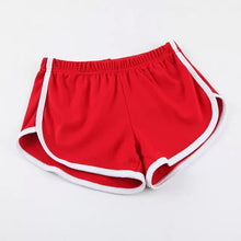 Load image into Gallery viewer, Women Shorts Summer Striped Athletic Short Ladies Running Fitness Jogging Clothe Cotton Casual Home Pajama Shorts Comfortable AB
