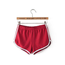 Load image into Gallery viewer, Women Shorts Summer Striped Athletic Short Ladies Running Fitness Jogging Clothe Cotton Casual Home Pajama Shorts Comfortable AB