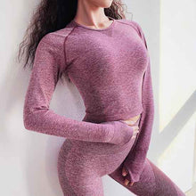Load image into Gallery viewer, 2 Piece Push Up Leggings And Top bra Yoga Set Tracksuit For Women Workout Gym Clothing Sport Clothes Gym Sets Women&#39;s SportsWear