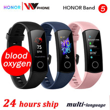 Load image into Gallery viewer, blood oxygen Honor band 5 smart band AMOLED Huawe honor smart watch heart rate fitness sleep swimming sport tracker