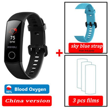 Load image into Gallery viewer, blood oxygen Honor band 5 smart band AMOLED Huawe honor smart watch heart rate fitness sleep swimming sport tracker