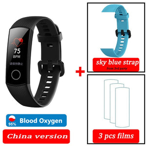 blood oxygen Honor band 5 smart band AMOLED Huawe honor smart watch heart rate fitness sleep swimming sport tracker