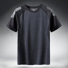Load image into Gallery viewer, Quick Dry Sport T Shirt Men 2019 Short Sleeves Summer Casual Cotton Plus Asian Size M-5XL 6XL 7XL Top Tees GYM Tshirt Clothes