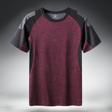 Load image into Gallery viewer, Quick Dry Sport T Shirt Men 2019 Short Sleeves Summer Casual Cotton Plus Asian Size M-5XL 6XL 7XL Top Tees GYM Tshirt Clothes