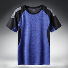 Load image into Gallery viewer, Quick Dry Sport T Shirt Men 2019 Short Sleeves Summer Casual Cotton Plus Asian Size M-5XL 6XL 7XL Top Tees GYM Tshirt Clothes
