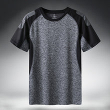Load image into Gallery viewer, Quick Dry Sport T Shirt Men 2019 Short Sleeves Summer Casual Cotton Plus Asian Size M-5XL 6XL 7XL Top Tees GYM Tshirt Clothes