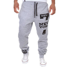 Load image into Gallery viewer, Men's hip hop Letter Print Sweatpants Sport pants 2019 New Male Casual Lace-up Loose Hip Trousers Joggers Fashion Cotton Pants
