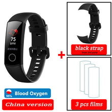 Load image into Gallery viewer, blood oxygen Honor band 5 smart band AMOLED Huawe honor smart watch heart rate fitness sleep swimming sport tracker