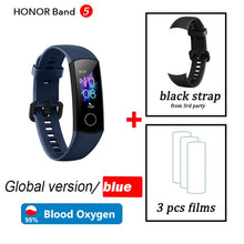 Load image into Gallery viewer, blood oxygen Honor band 5 smart band AMOLED Huawe honor smart watch heart rate fitness sleep swimming sport tracker