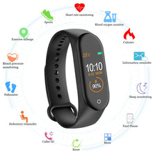 Load image into Gallery viewer, M4 Smart band Fitness Tracker Watch Sport bracelet Heart Rate Blood Pressure Smartband Monitor Health Wristband Fitness Tracker