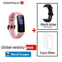 Load image into Gallery viewer, blood oxygen Honor band 5 smart band AMOLED Huawe honor smart watch heart rate fitness sleep swimming sport tracker