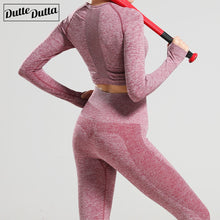 Load image into Gallery viewer, 2 Piece Push Up Leggings And Top bra Yoga Set Tracksuit For Women Workout Gym Clothing Sport Clothes Gym Sets Women&#39;s SportsWear