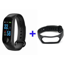 Load image into Gallery viewer, Doolnng M3 Plus Sport Fitness tracker Watch Smartband Smart Bracelet Blood Pressure Heart Rate Monitor Smart band Wristband Men
