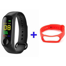 Load image into Gallery viewer, Doolnng M3 Plus Sport Fitness tracker Watch Smartband Smart Bracelet Blood Pressure Heart Rate Monitor Smart band Wristband Men