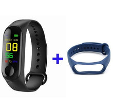 Load image into Gallery viewer, Doolnng M3 Plus Sport Fitness tracker Watch Smartband Smart Bracelet Blood Pressure Heart Rate Monitor Smart band Wristband Men