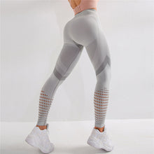 Load image into Gallery viewer, Seamless Sport Leggings Women Cotton Elastic Mesh Dry Fit Booty High Waist Fitness Yoga Pant Workout Gym Energy Push up Leggings