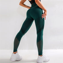 Load image into Gallery viewer, Seamless Sport Leggings Women Cotton Elastic Mesh Dry Fit Booty High Waist Fitness Yoga Pant Workout Gym Energy Push up Leggings