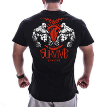 Load image into Gallery viewer, Gym Men's Muscle Short Sleeve T-shirt Tops Bodtbuilding Sport Fitness Tee