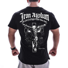 Load image into Gallery viewer, Gym Men's Muscle Short Sleeve T-shirt Tops Bodtbuilding Sport Fitness Tee