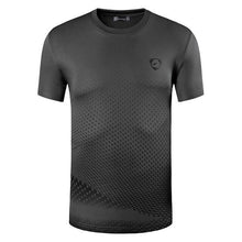 Load image into Gallery viewer, jeansian Men&#39;s Sport Tee Shirt Tshirt T-shirts Tops Running Gym Fitness Workout Football Short Sleeve Dry Fit LSL146 Blue2