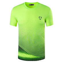 Load image into Gallery viewer, jeansian Men&#39;s Sport Tee Shirt Tshirt T-shirts Tops Running Gym Fitness Workout Football Short Sleeve Dry Fit LSL146 Blue2