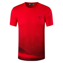 Load image into Gallery viewer, jeansian Men&#39;s Sport Tee Shirt Tshirt T-shirts Tops Running Gym Fitness Workout Football Short Sleeve Dry Fit LSL146 Blue2