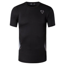Load image into Gallery viewer, jeansian Men&#39;s Sport Tee Shirt Tshirt T-shirts Tops Running Gym Fitness Workout Football Short Sleeve Dry Fit LSL146 Blue2