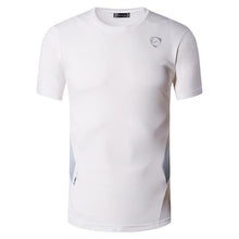 Load image into Gallery viewer, jeansian Men&#39;s Sport Tee Shirt Tshirt T-shirts Tops Running Gym Fitness Workout Football Short Sleeve Dry Fit LSL146 Blue2