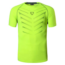 Load image into Gallery viewer, jeansian Men&#39;s Sport Tee Shirt Tshirt T-shirts Tops Running Gym Fitness Workout Football Short Sleeve Dry Fit LSL146 Blue2