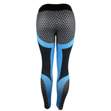 Load image into Gallery viewer, Fitness Leggings digital printed mesh pattern leggings high waist slim sport leggings for women