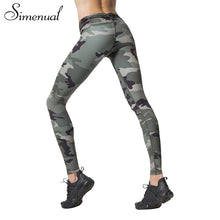 Load image into Gallery viewer, Simenual Harajuku camouflage print fitness legging female pants 2018 athleisure slim sexy bodybuilding leggings for women legins