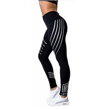Load image into Gallery viewer, Kaminsky New Woman Fitness Leggings Light High Elastic Shine Leggins Workout Slim Fit Women Pants Black Trousers Leggings